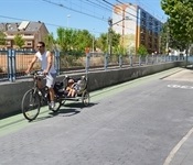 Obert a la circulació el nou tram de carril bici-vianants del C/ Gómez Ferrer