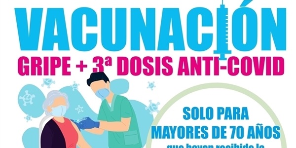 Arranca la campanya de vacunació de la grip i 3a dosi anti-covid per a majors de 70 anys