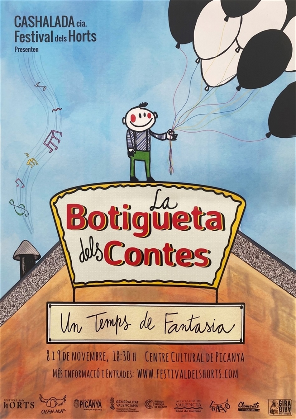 Cartell Valencià - La Botigueta dels Contes