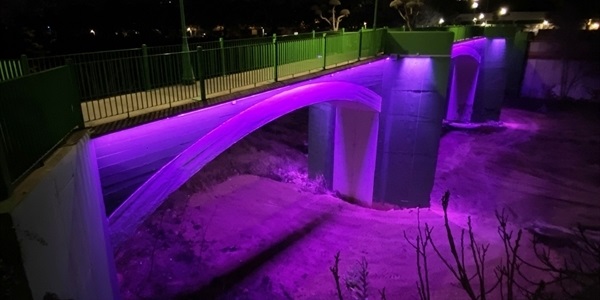 Nova il·luminació per als ponts del nostre poble