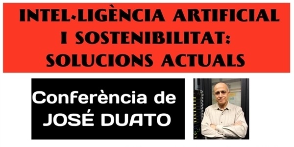 Xerrada "Inteligència artificial i sostenibilitat"