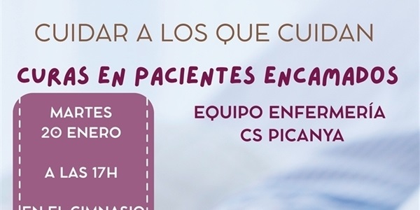 Taller "Cures de persones depenents al llit"